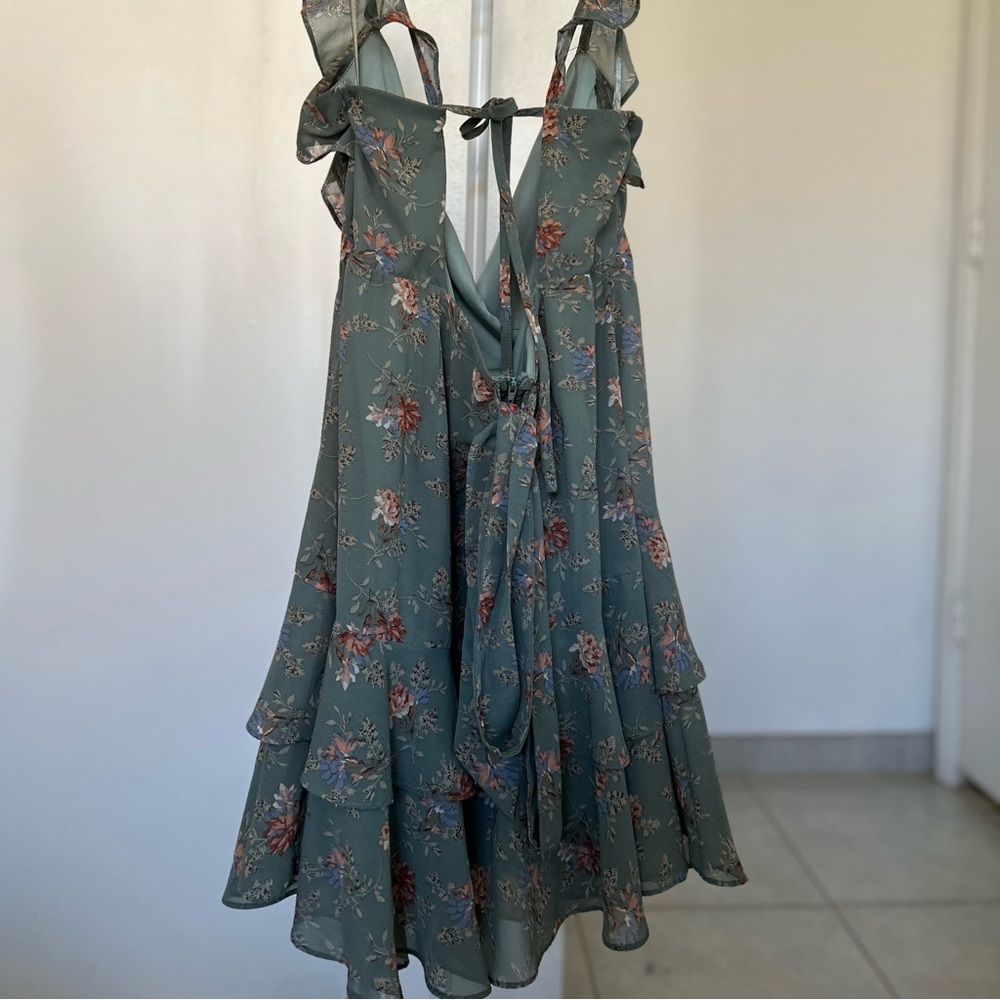 Windsor Too Sweet Floral Ruffled Skater Dress - Picture 3 of 7